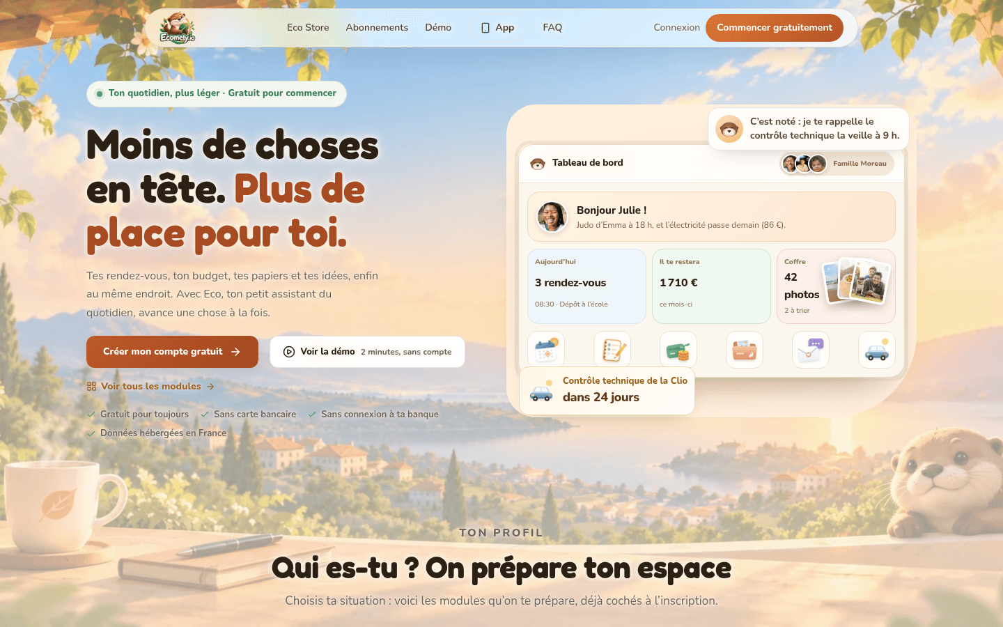 Ecomely, application conçue par Socle